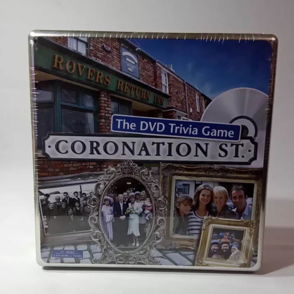❤️ BNIB Factory Sealed Coronation Street DVD Trivia Game 2007 Complete Box Tin